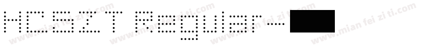 HCSZT Regular字体转换